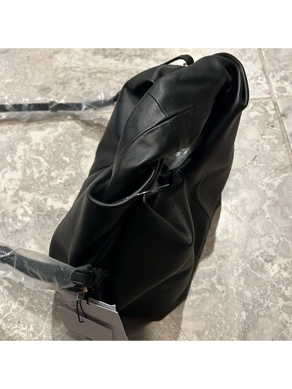 JW Anderson Twister Hobo Bag, Black New w/Tag +Dust Bag Retail $990 QUIET LUXURY